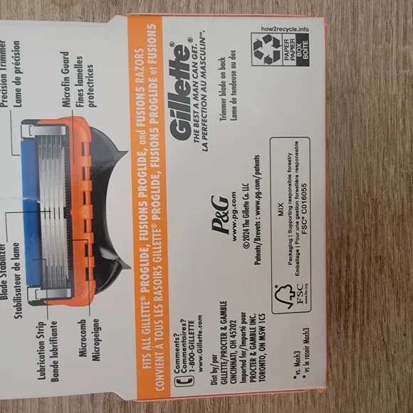 Fusion5 Orange Razor Cartridges - Picture 2 of 2